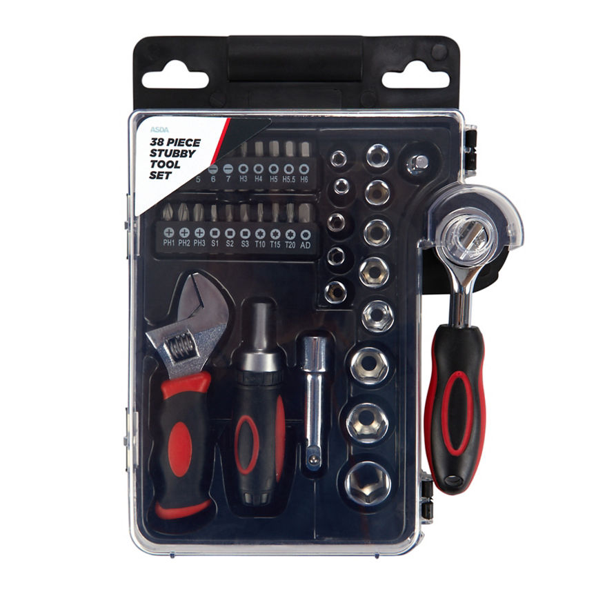 ASDA Stubby Tool Rachet Set GOODS ASDA   