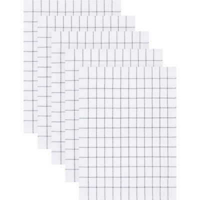 ASDA George Home Black & White Tea Towels (Pack of 5)- Buy online at McGrocer