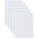 George Home pack of five tea towels black and white (British brand)