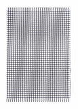 George Home black check terry tea towel (British brand)