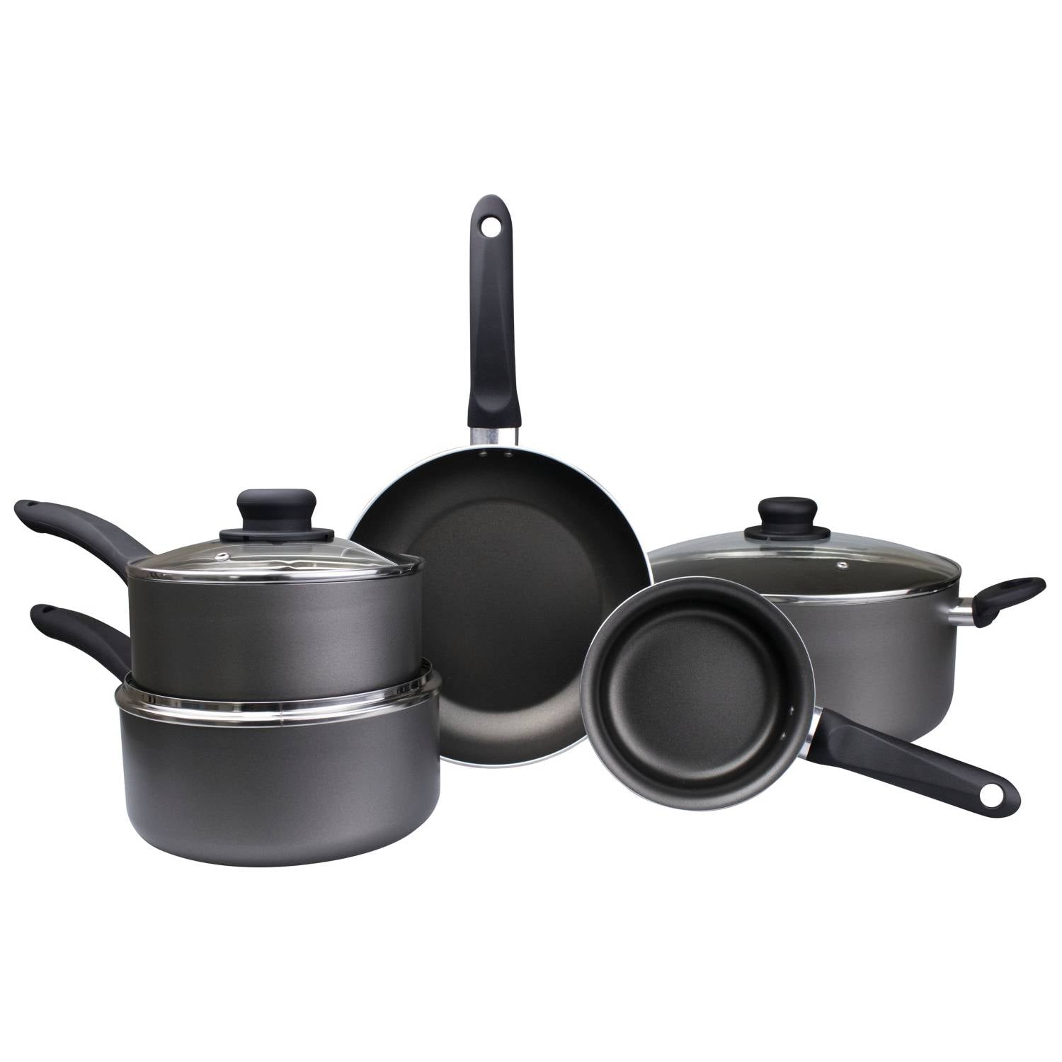 George Home non-stick aluminium pan set 5-piece, UK version