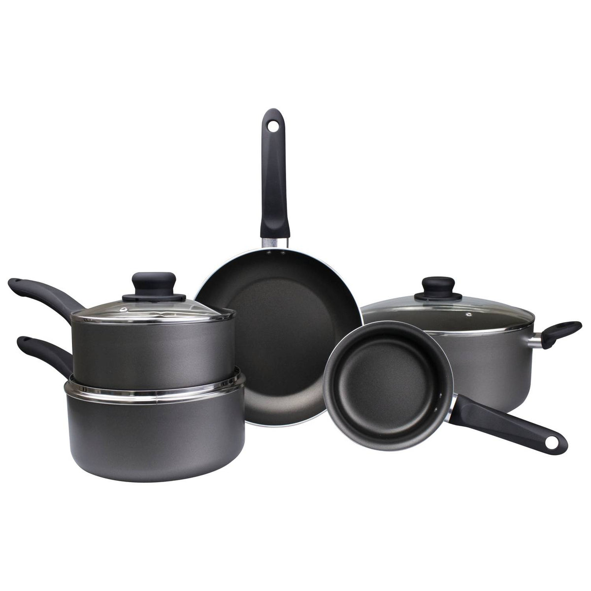George Home non-stick aluminium pan set 5-piece, UK version