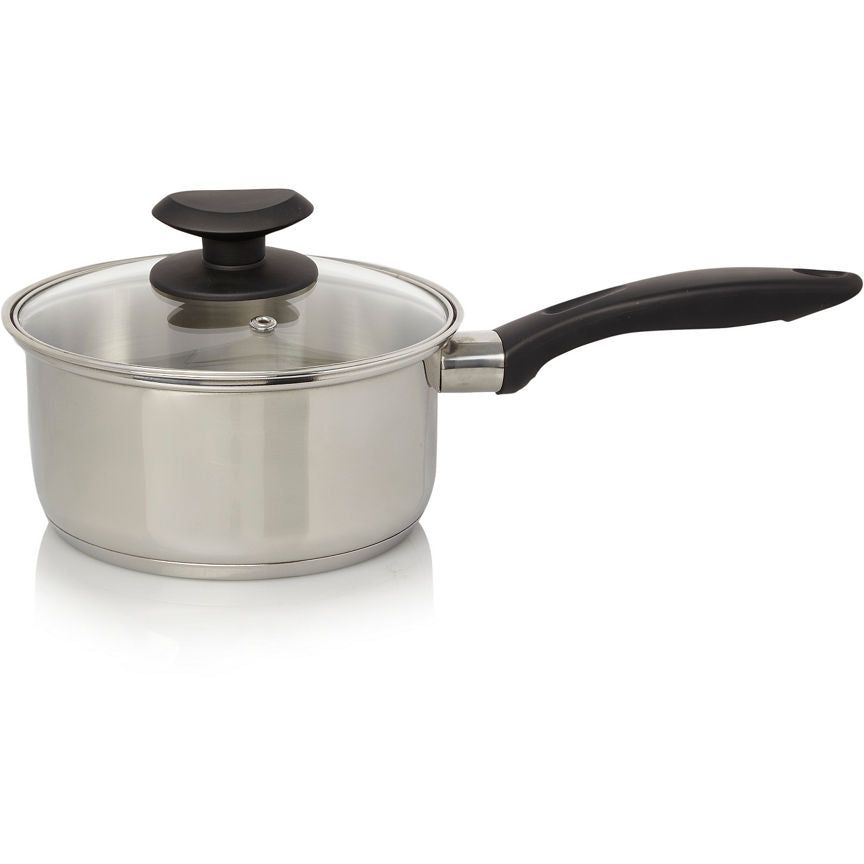 George Home Stainless Steel Saucepan and Lid 16cm GOODS ASDA   