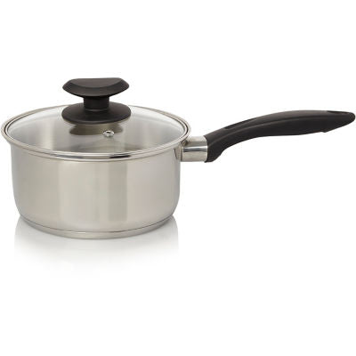 George Home stainless steel saucepan 16cm with lid, UK version