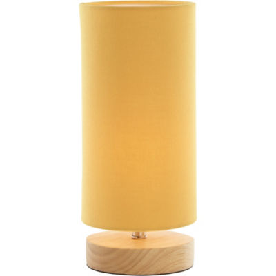 George Home mustard cylinder table lamp (British brand)