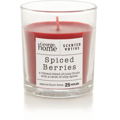 ASDA George Home Spiced Berry Votive Candle 120g - Kjøp online hos McGrocer