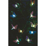 George Home 10 LED white solar butterfly lights, UK version