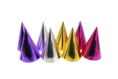 George Home metallic party hats 4 pack - British product
