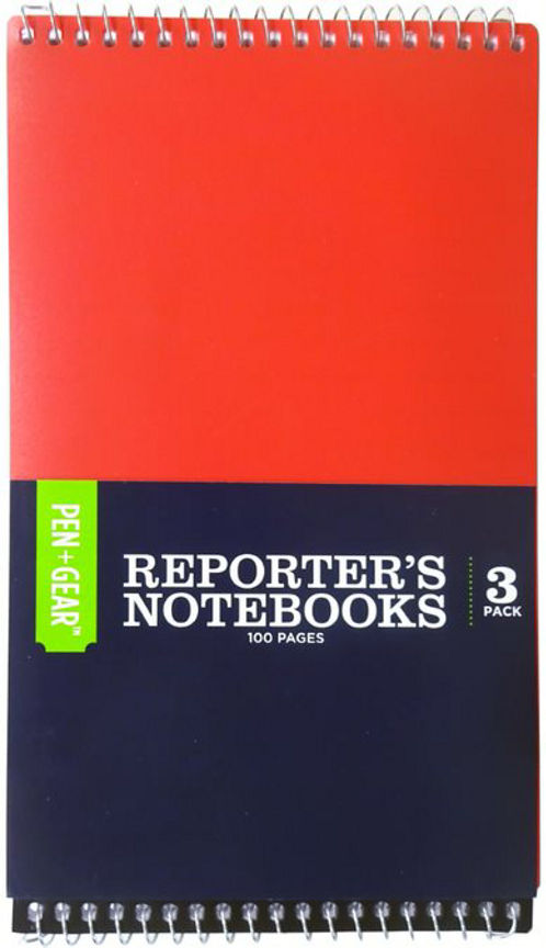 Pen & Gear Poly  Reporters Notebook 3 Pack GOODS ASDA   