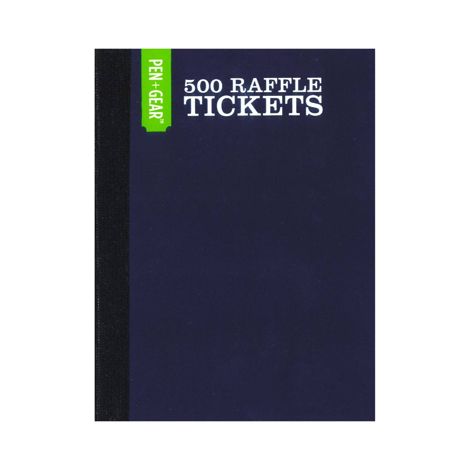 Pen & Gear raffle tickets numbered 1-500 assorted colours - British product