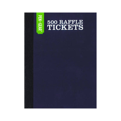 ASDA Pen & Gear 500 Raffle Tickets Assorted Colours- Buy online at McGrocer