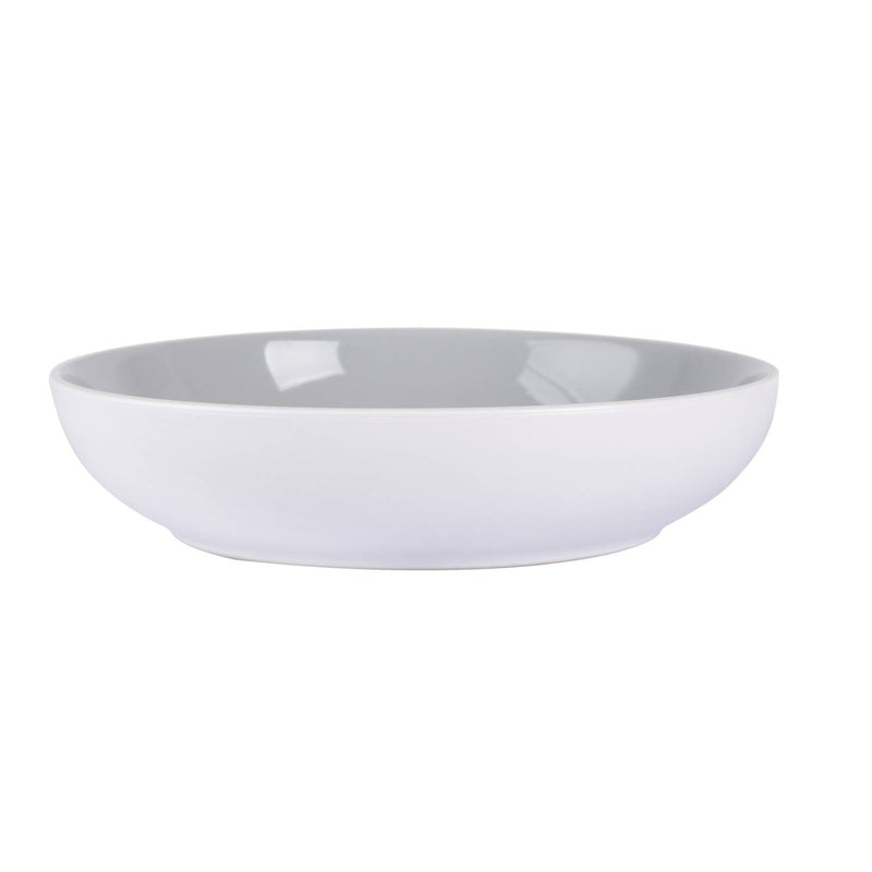 George Home two tone pasta bowl grey, imported from the UK