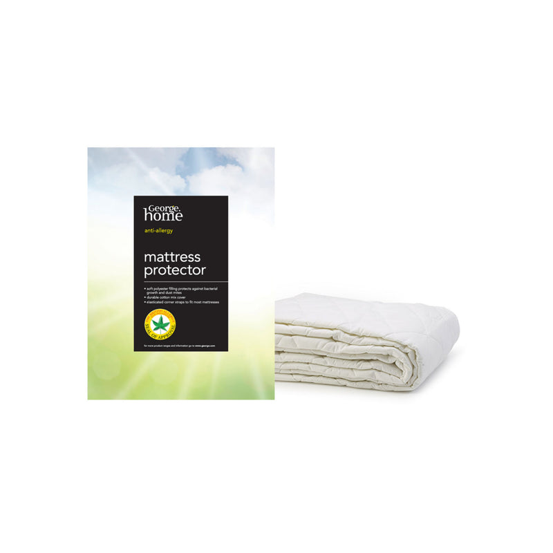 George Home anti allergy mattress protector single, UK version