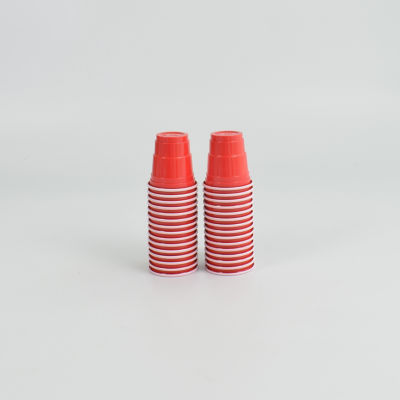 George Home red paper shot glasses 20 pack - British product