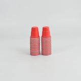 George Home red paper shot glasses 20 pack - British product