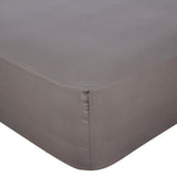 George Home grey fitted sheet for single beds - British product