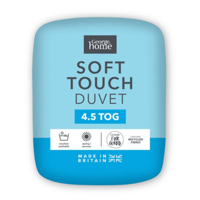George Home 4,5 Tog Einzelbettdecke - britisches Produkt