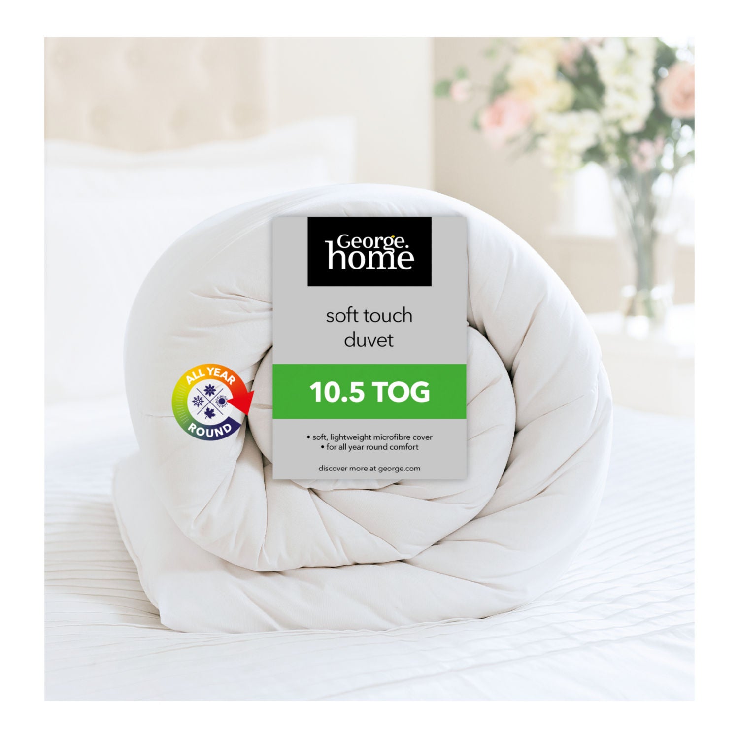 George Home Soft Touch Microfibre Super King Duvet - British product