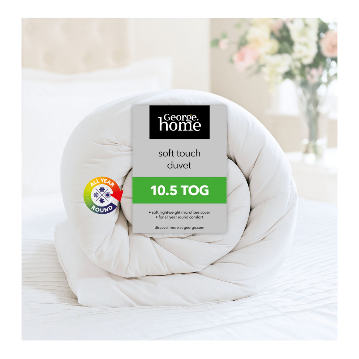George Home Soft Touch Microfibre Super King Duvet - British product