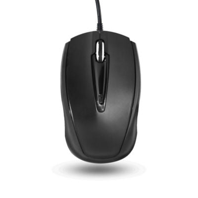 ONN black wired optical mouse, imported from the UK