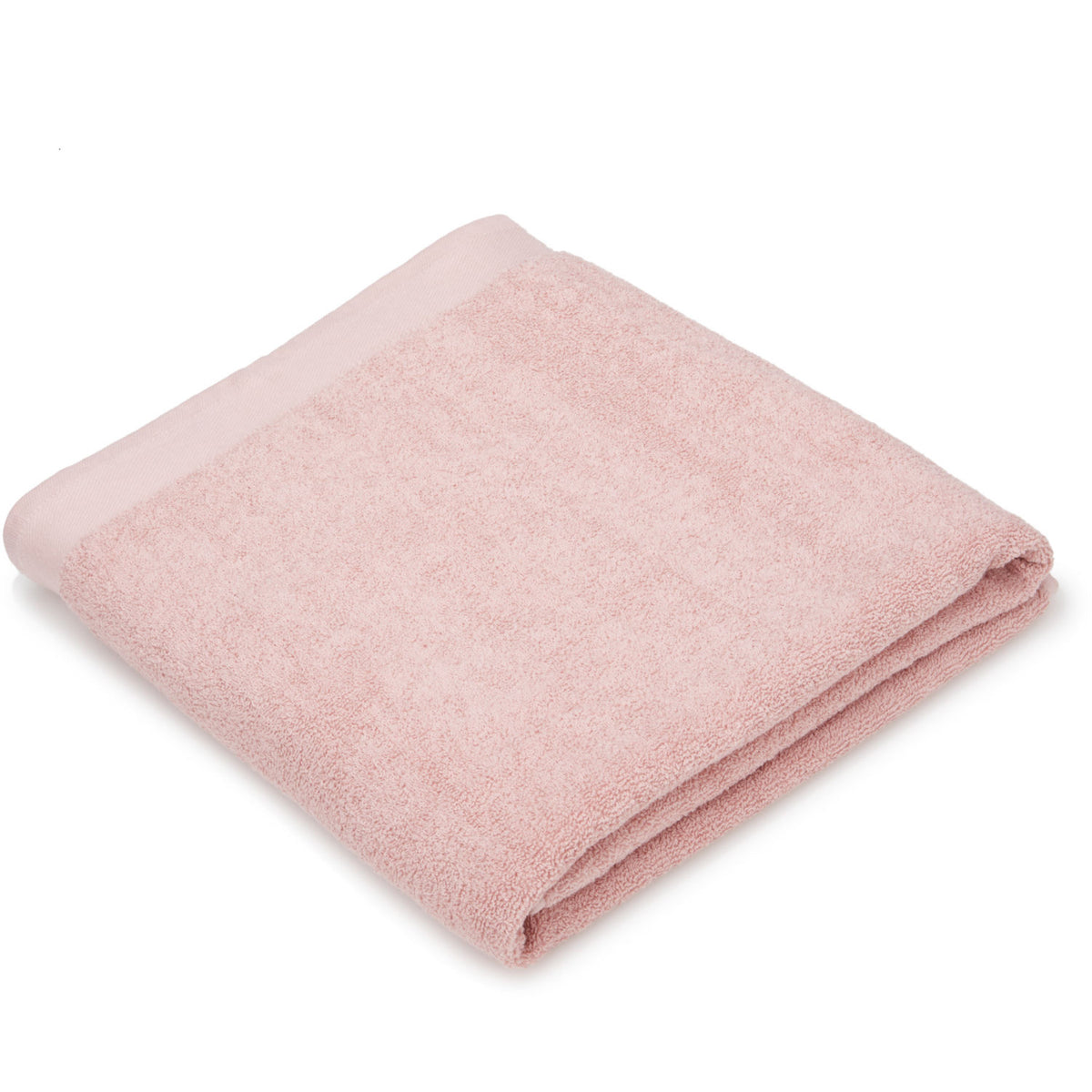 George Home large dusky pink cotton bath sheet, UK version