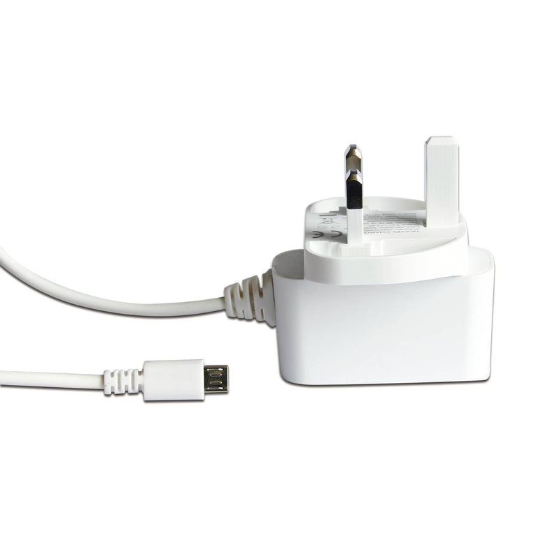 ONN 12W wired wall charger with Micro USB connector - British product
