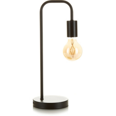 George Home table lamp with retro bulb, UK version