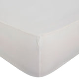 George Home White Brushed Cotton Fitted Sheet - Single GOODS ASDA   