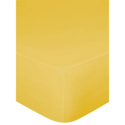George Home mustard fitted sheet double, imported from the UK