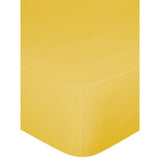 George Home mustard fitted sheet double, imported from the UK