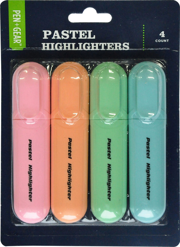 Pen & Gear Pastel Highlighters