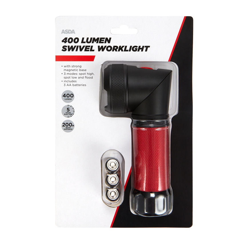 ASDA 400 Lumen Swivel Worklight GOODS ASDA   