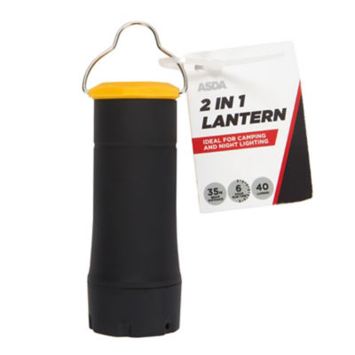 ASDA Lampe de camping LED 2 en 1