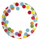 George Home bright spot paper plates 12 pack, UK version