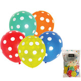 George Home polka spot balloons multi-coloured - British product