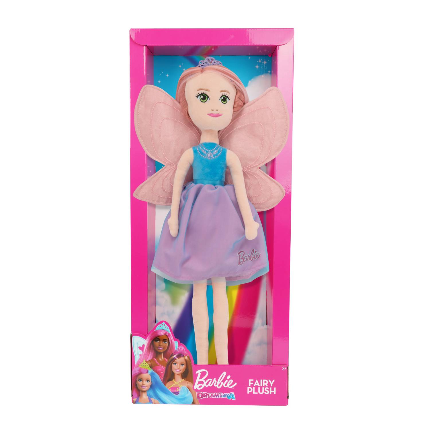 Barbie Fairy Plush Doll with tiara and wings (British brand)