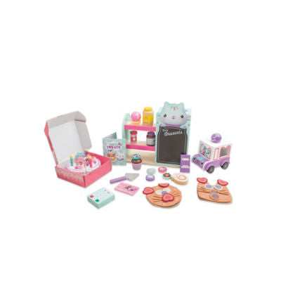 Gabby's Dollhouse Cakey Cat Cafe playset with dessert counter - British product