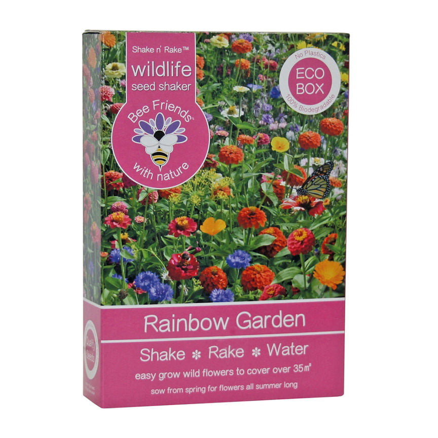 Bee Friends Rainbow Garden Seed Shaker