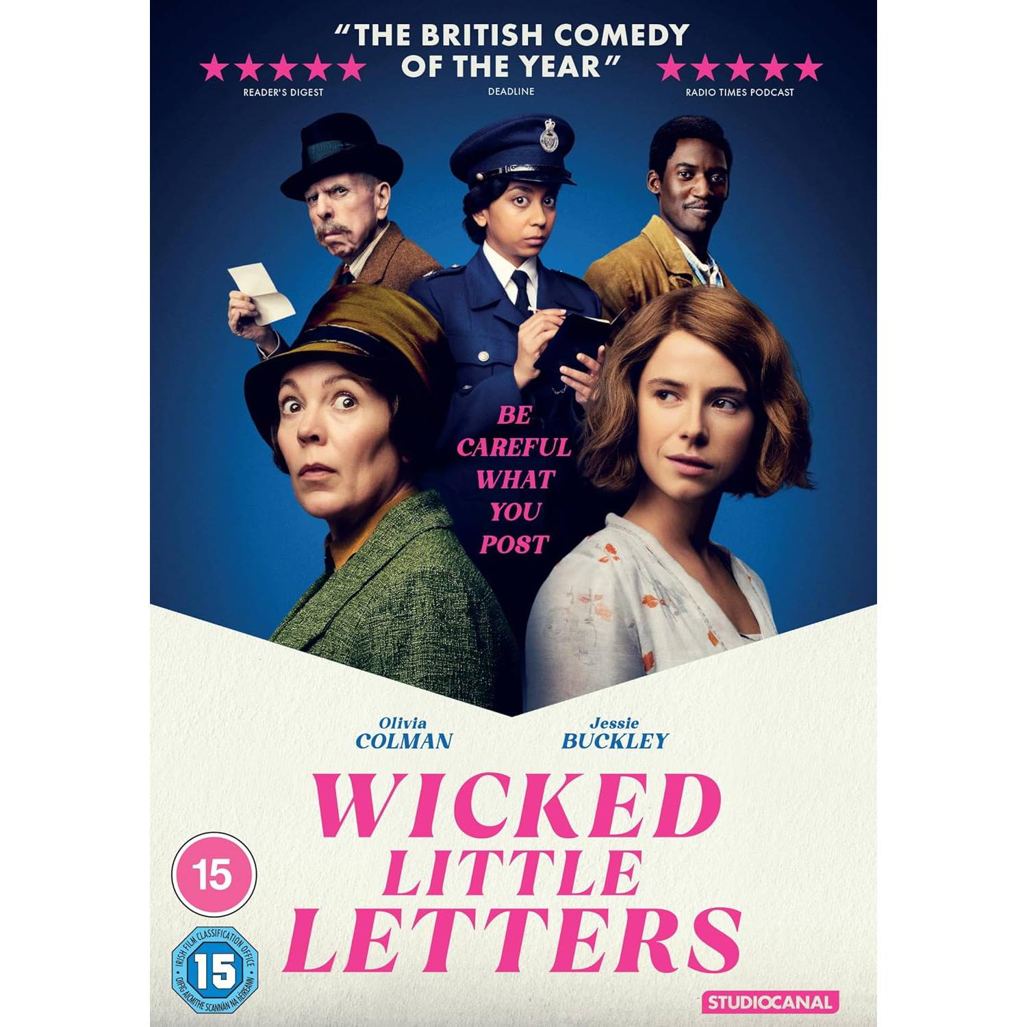 Wicked Little Letters DVD, a British comedy film, imported from the UK