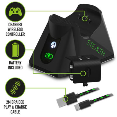 Stealth charging station for Xbox Series X/S black, UK version