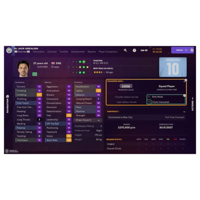 Football Manager 2024 PlayStation 5 game, imported from the UK