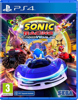 SEGA Sonic Racing CrossWorlds PS4 game, imported from the UK