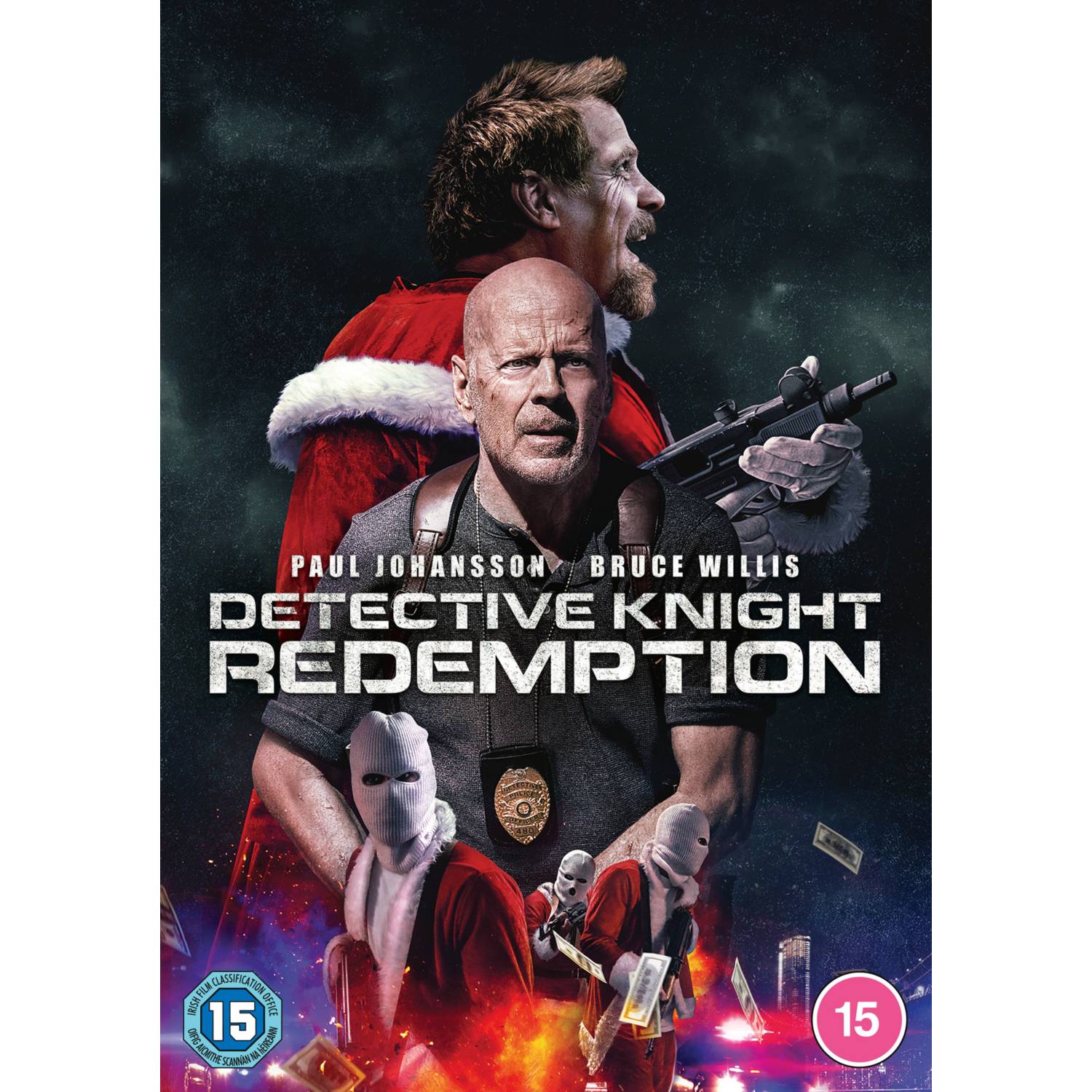 Detective Knight Redemption DVD starring Bruce Willis (British brand)