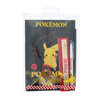 Pokemon stationery set with A5 exercise book and accessories (British brand)