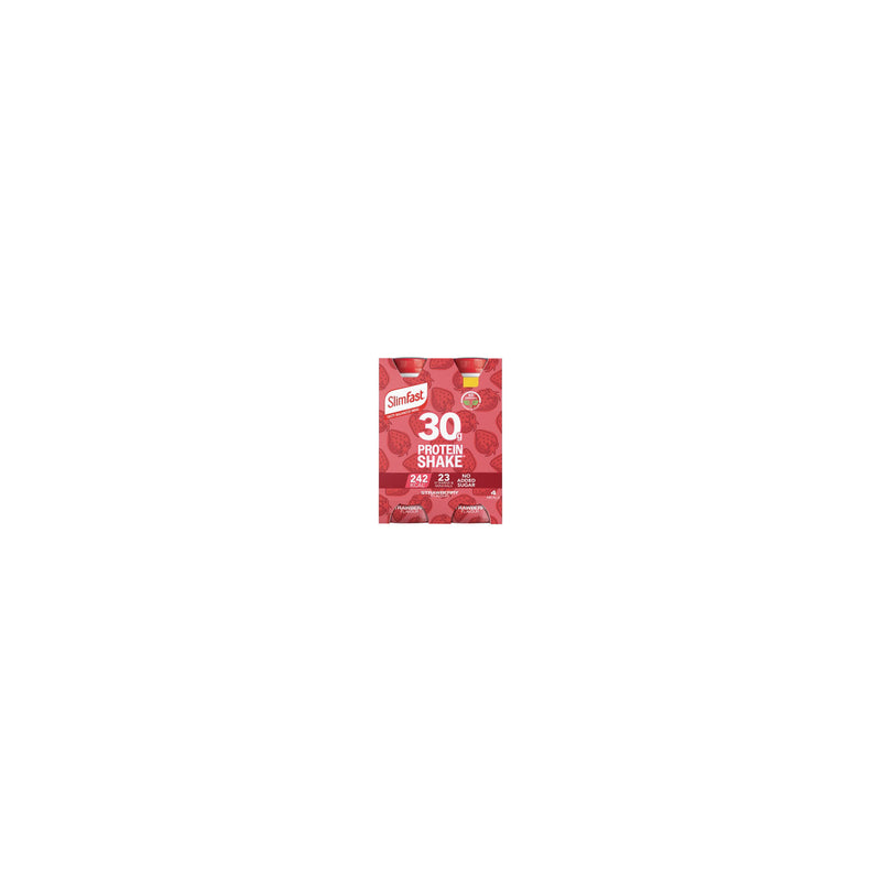 SlimFast strawberry protein shake 325ml 4 pack, UK version