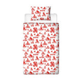 Nintendo pink and white star fabric storage basket 28x25x28cm (British brand)