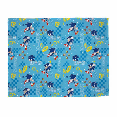 ASDA George Home Sonic the Hedgehog Fleece Blanket- Buy online at McGrocer