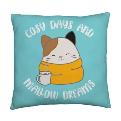 ASDA George Home Squishmallows Reversibel Kvadratisk Pute - Kjøp online hos McGrocer