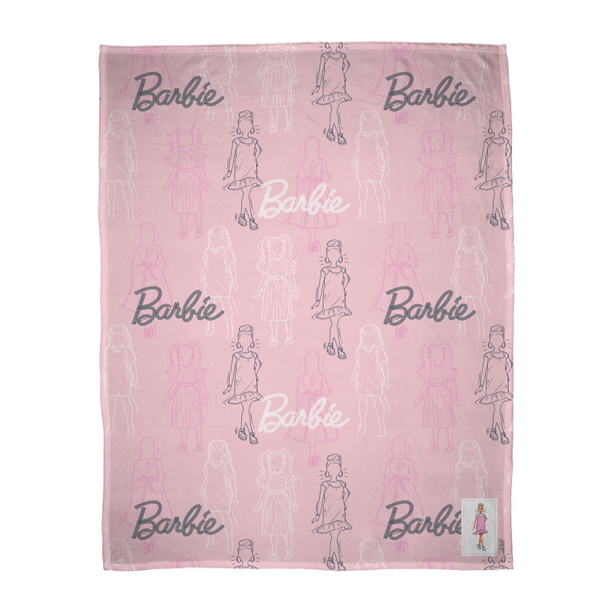 George Home Barbie Fleece Blanket