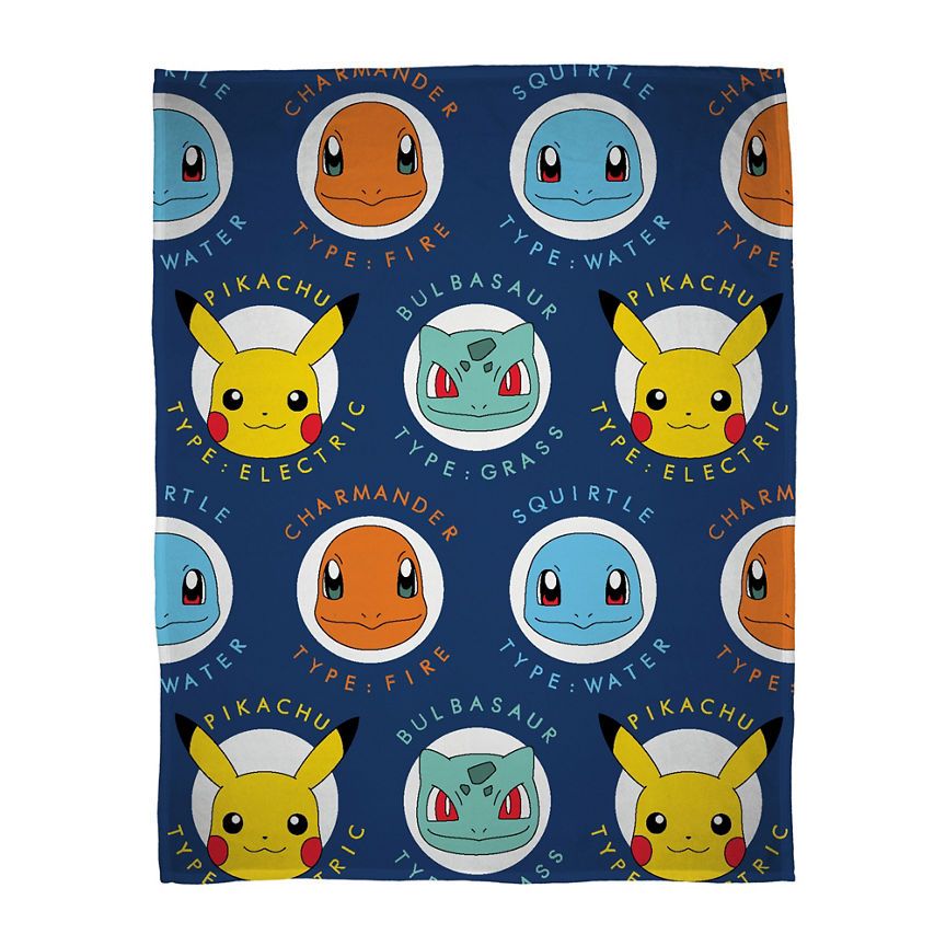 George Home Pokemon Fleece Blanket GOODS ASDA   